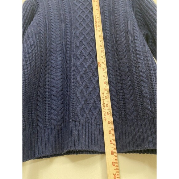 Madewell Men’s Wool Cabled Crewneck Sweater New Size L Large - Picture 9 of 9